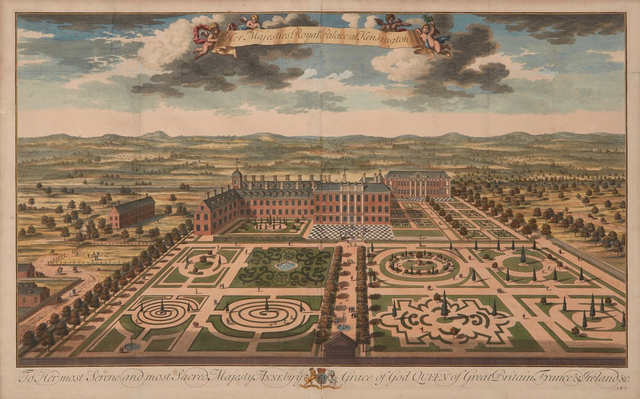 Kensington Palace, c.1707-14 by Unknown artist