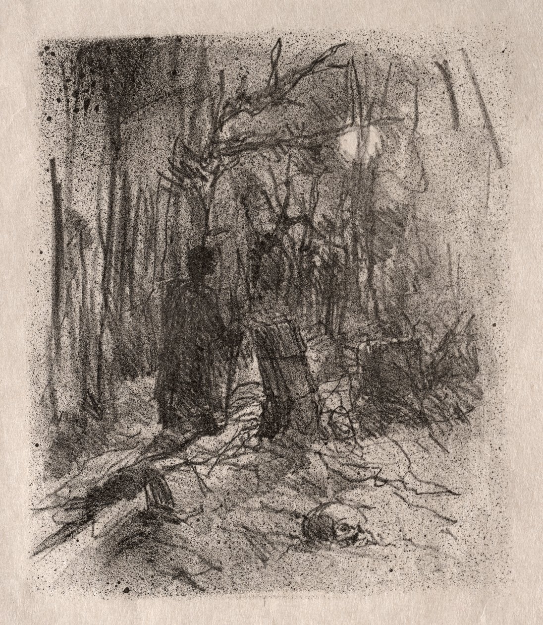 The Cemetery of Busk by Unknown artist