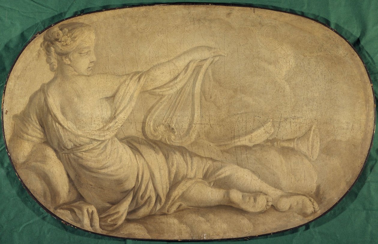 Music (allegory, decorative painting for the Hôtel La Rivière then Canillac) by Unknown artist