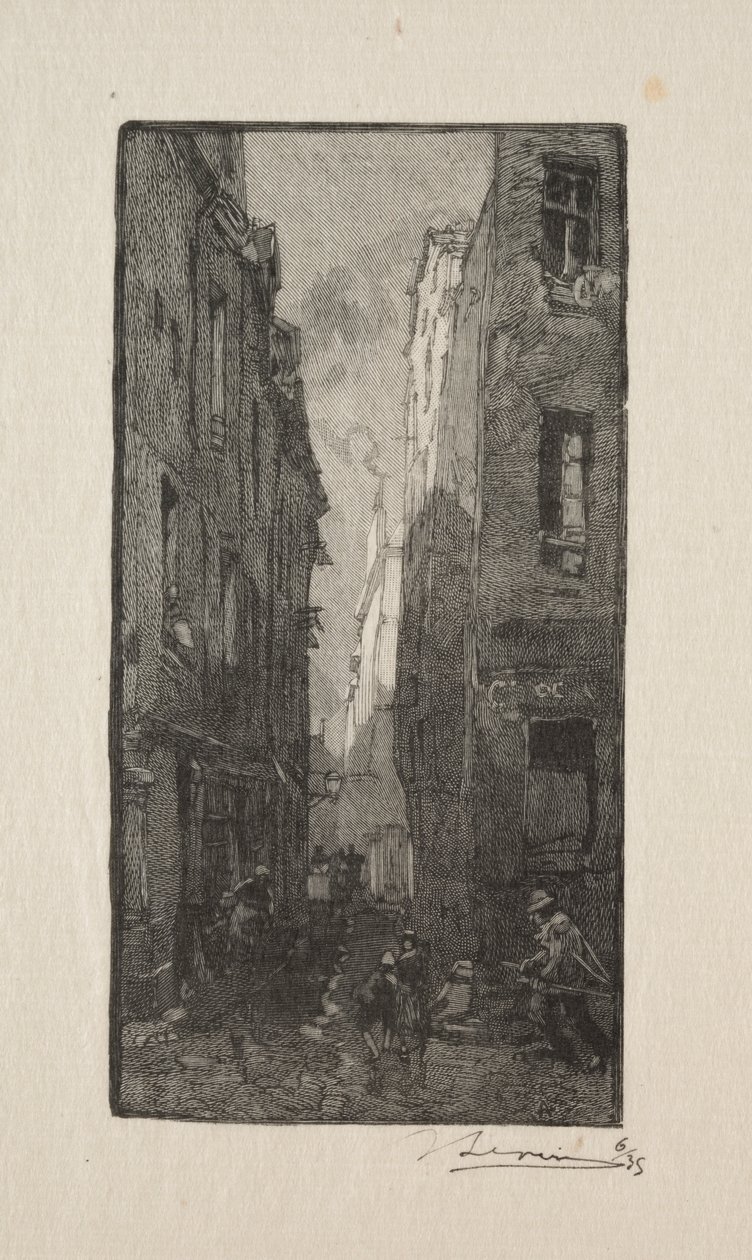Rue des Cordiers by Unknown artist