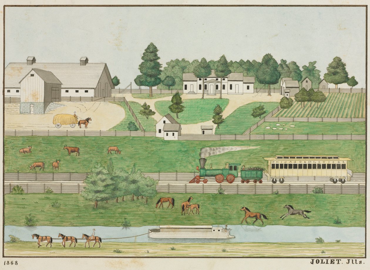 Landscape, Joliet, Illinois by Unknown artist