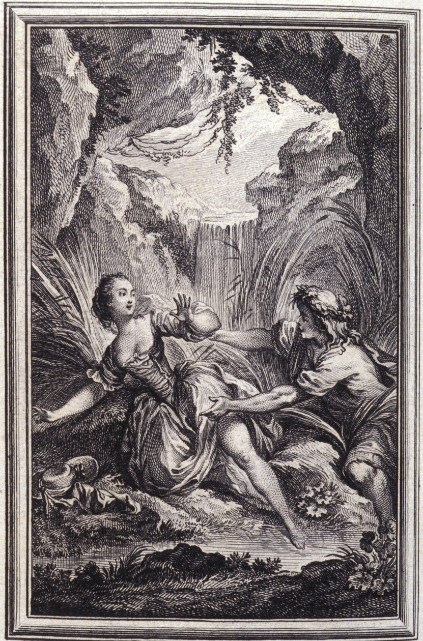 The Scamander River - in “Tales et nouvelles en vers” by Jean La Fontaine. 1762. by Unknown artist