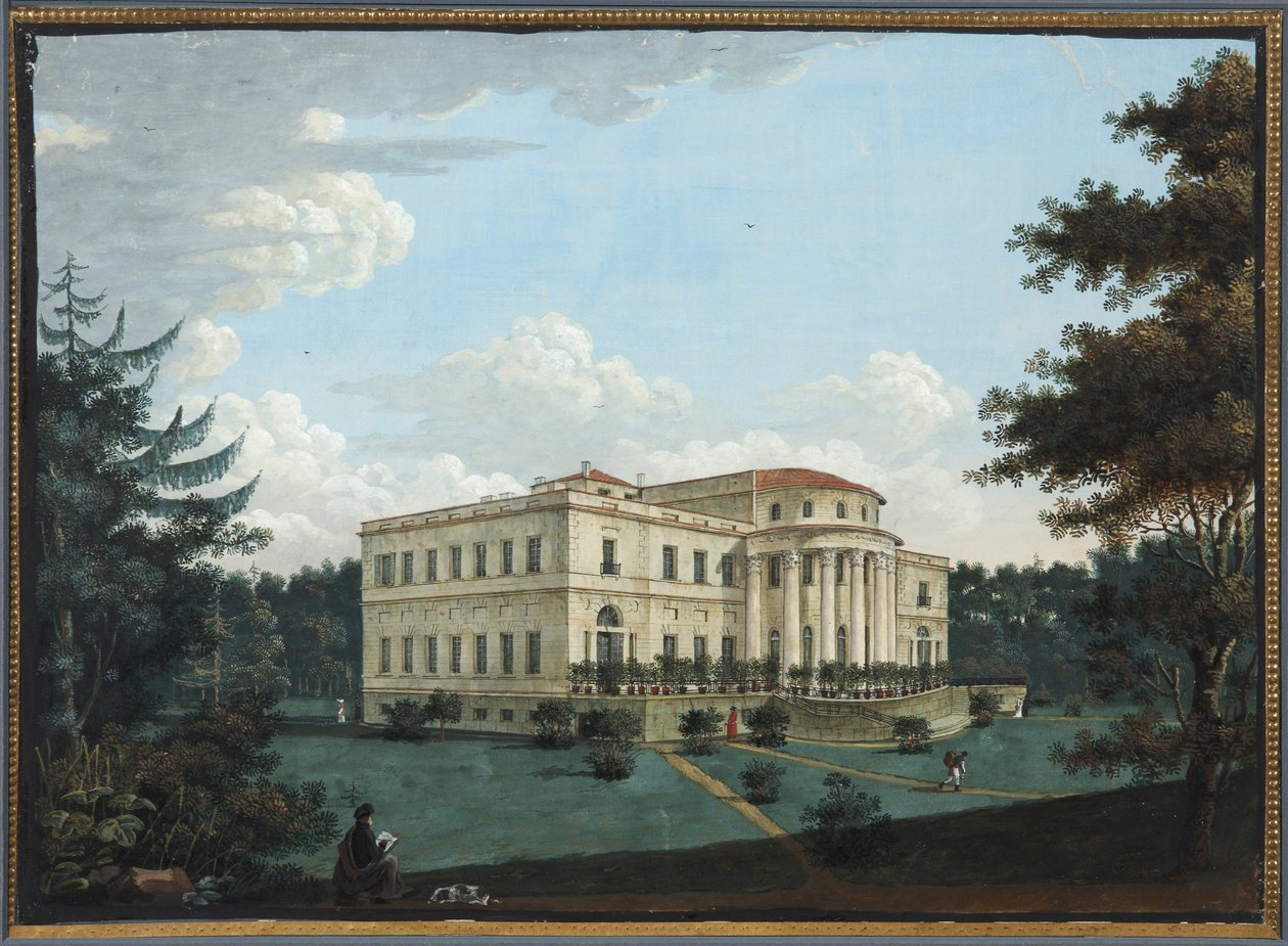 The Yelagin Palace at Saint Petersburg by Unknown artist