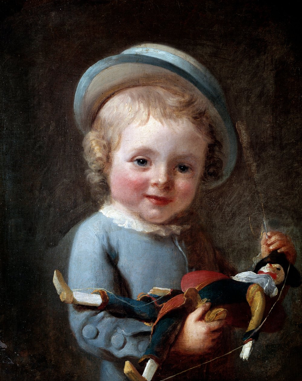 Le Petit Garcon au Puppantin by Unknown artist