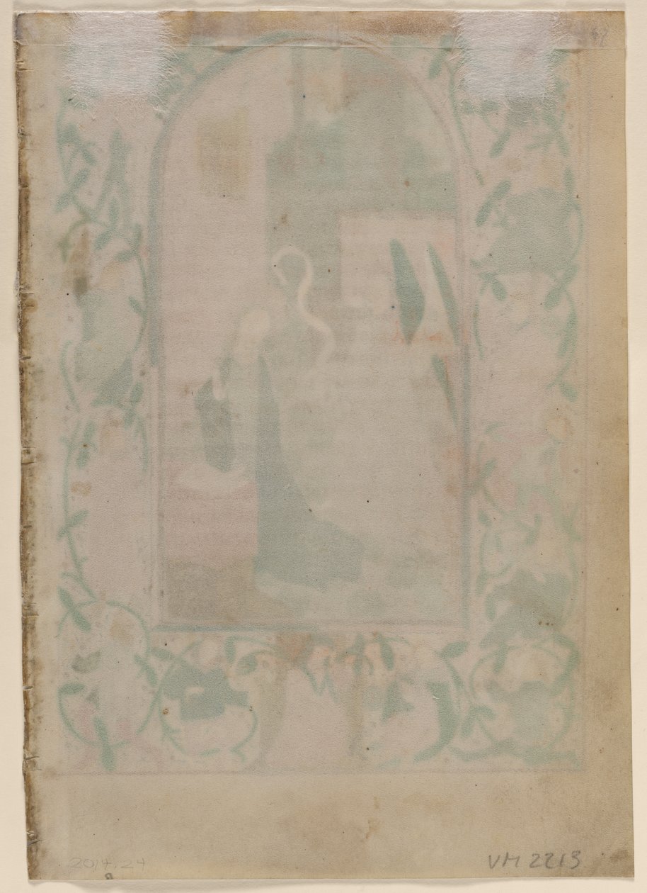 Leaf from a Book of Hours: Blank by Unknown artist
