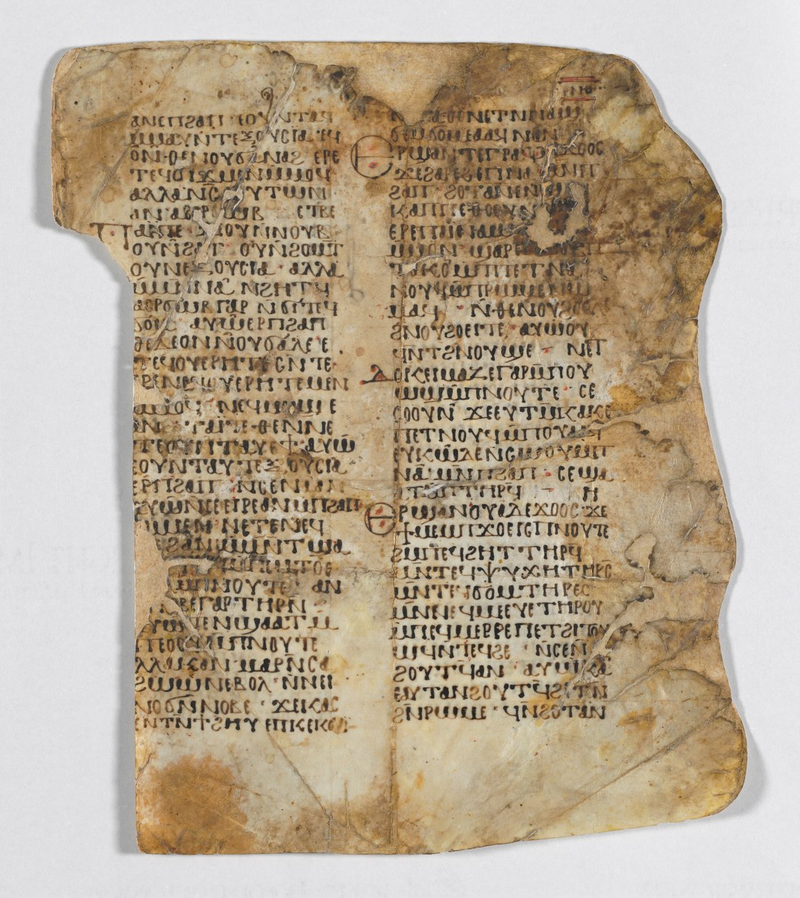 Leaves from a Christian Homily by Unknown artist