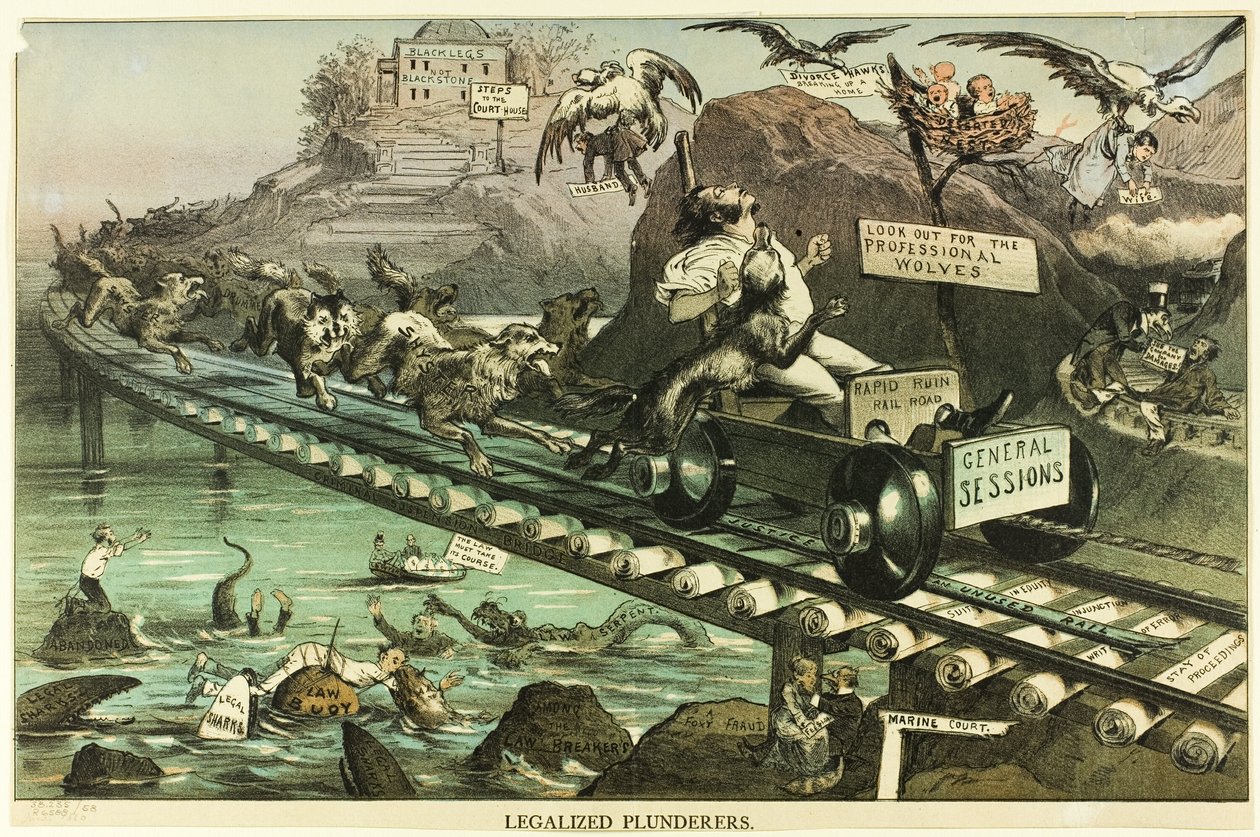 Legalized Plunderers, from Puck by Unknown artist