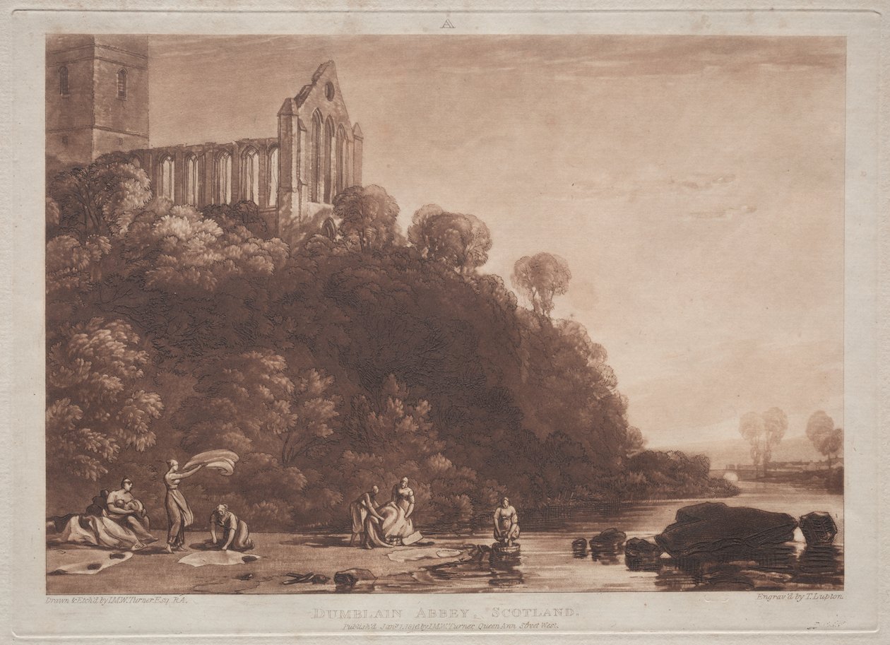 Liber Studiorum: Dumblain Abbey, Scotland by Unknown artist