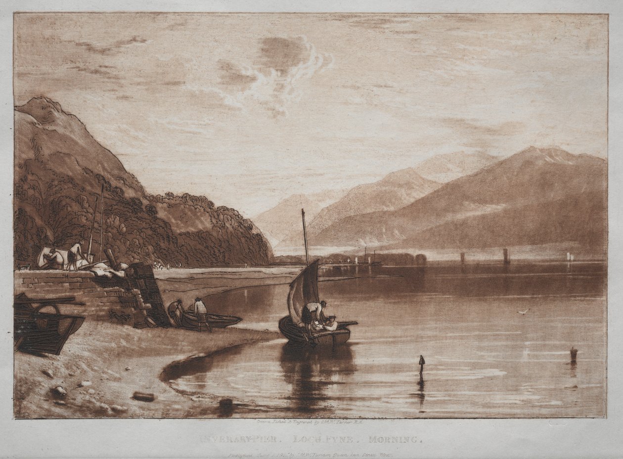 Liber Studiorum: Inverary Pier, Lock Fyne, Morning by Unknown artist