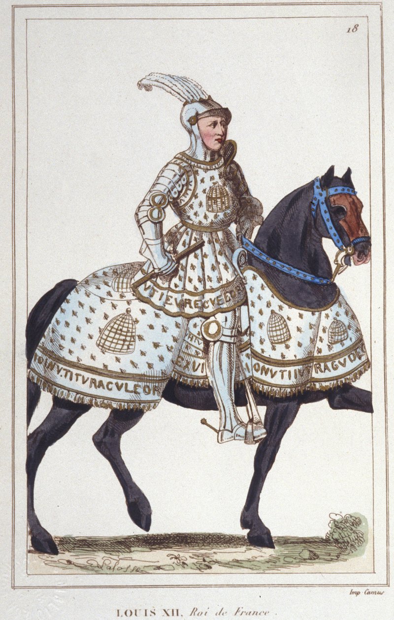 Louis XII, King of France engraving of 1830 by Unknown artist