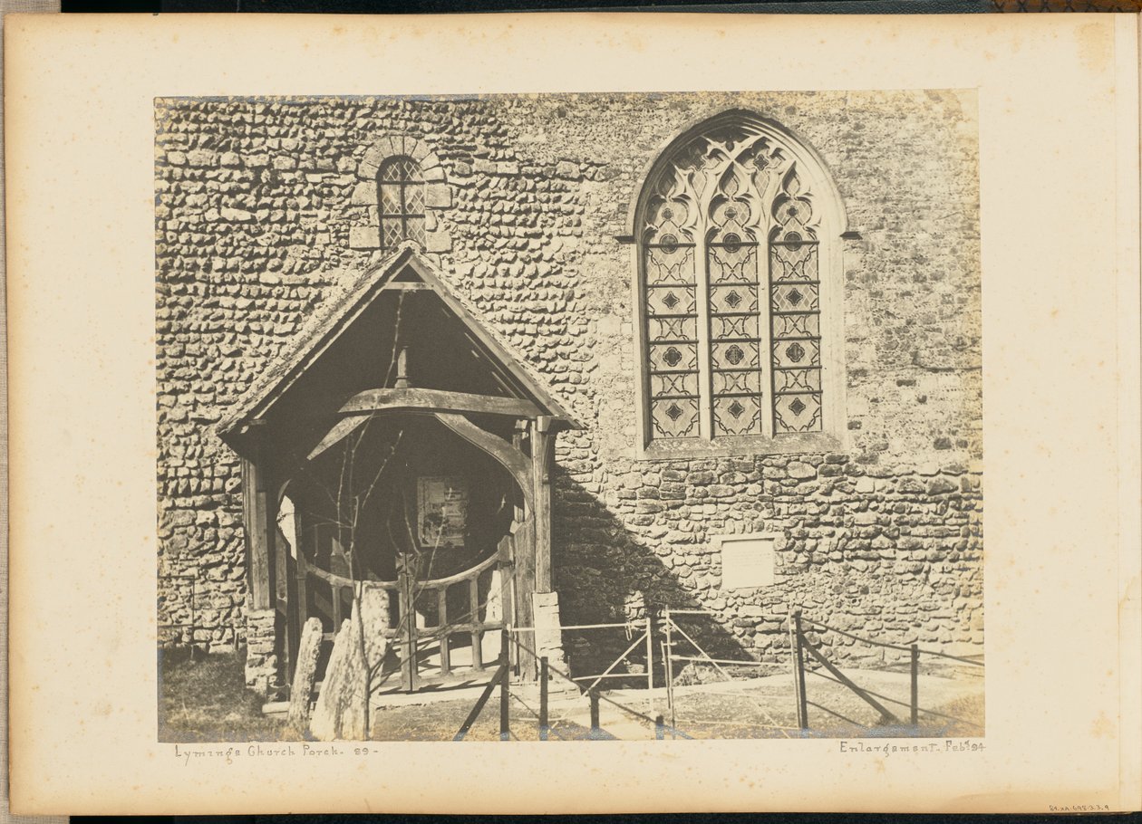Lyminge Church Porch by Unknown artist