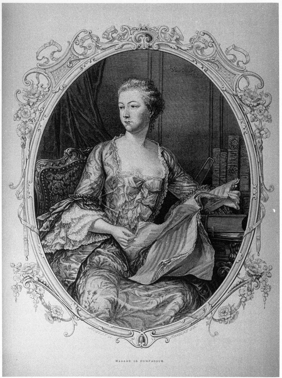 Madame de Pompadour, Jeanne Antoinette Poisson (1721-1764) (Marquise de Pompadour) favorite by Louis XV - Musee Carnavalet by Unknown artist