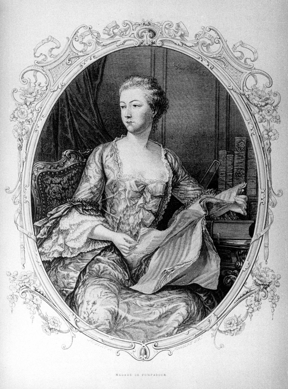 Madame de Pompadour, Jeanne Antoinette Poisson (1721-1764) (Marquise of Pompadour) by Unknown artist