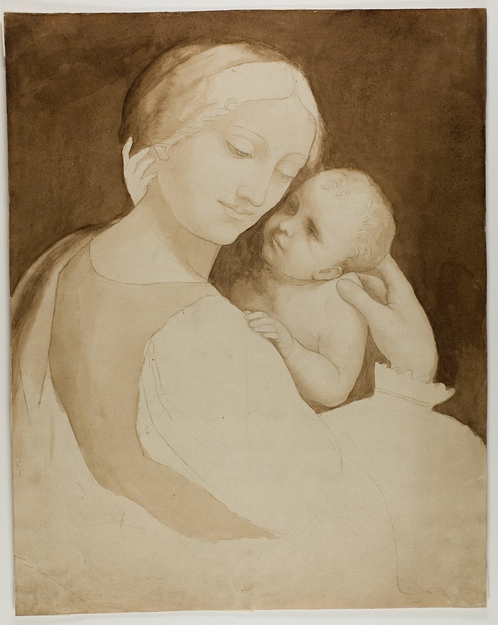 Madonna and Child (recto), and Fragment of Woman