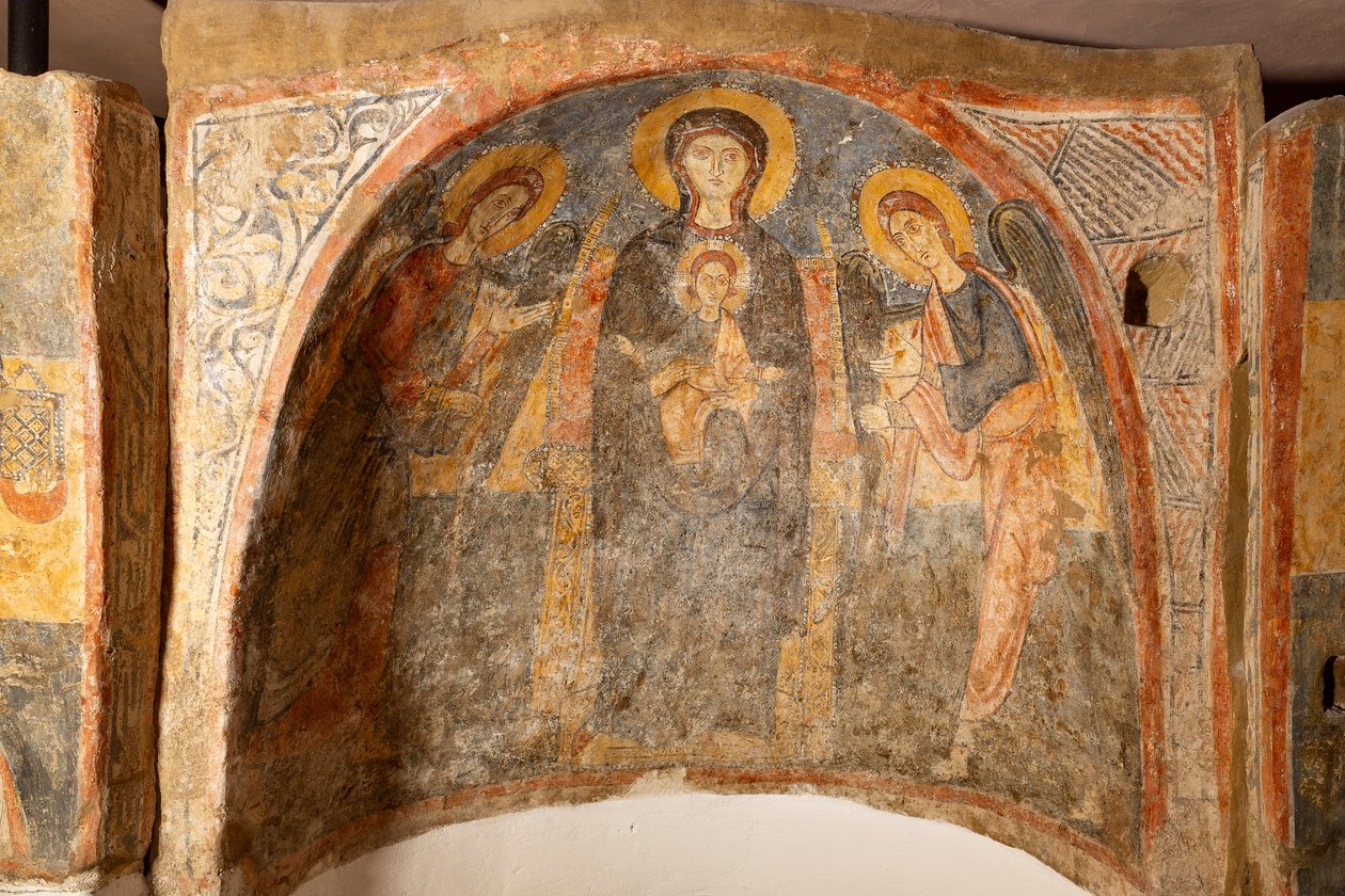 Madonna and Child Between the Archangels by Unknown artist