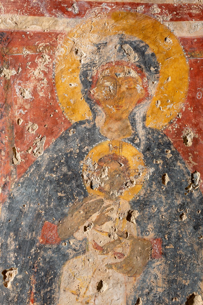 Madonna and Child Between the Archangels Michael and Gabriel by Unknown artist