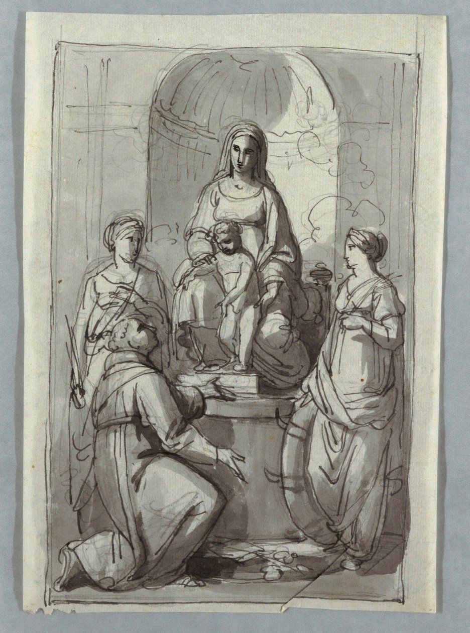 Madonna with Saints by Unknown artist