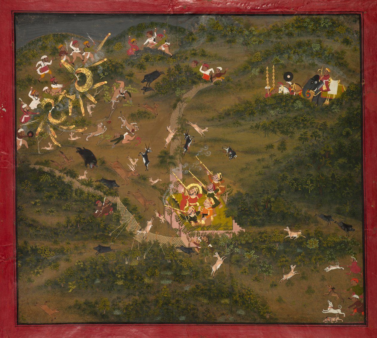 Maharaja Jagat Singh Hunting by Unknown artist