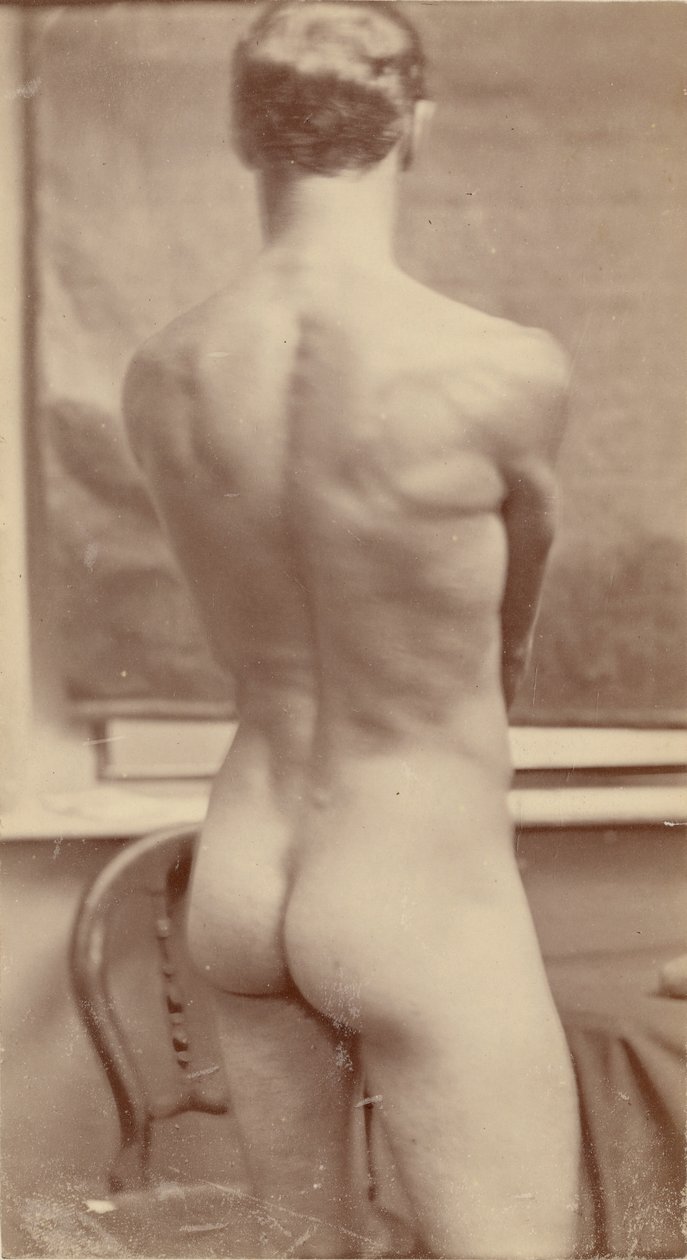 Male Nude Study by Unknown artist