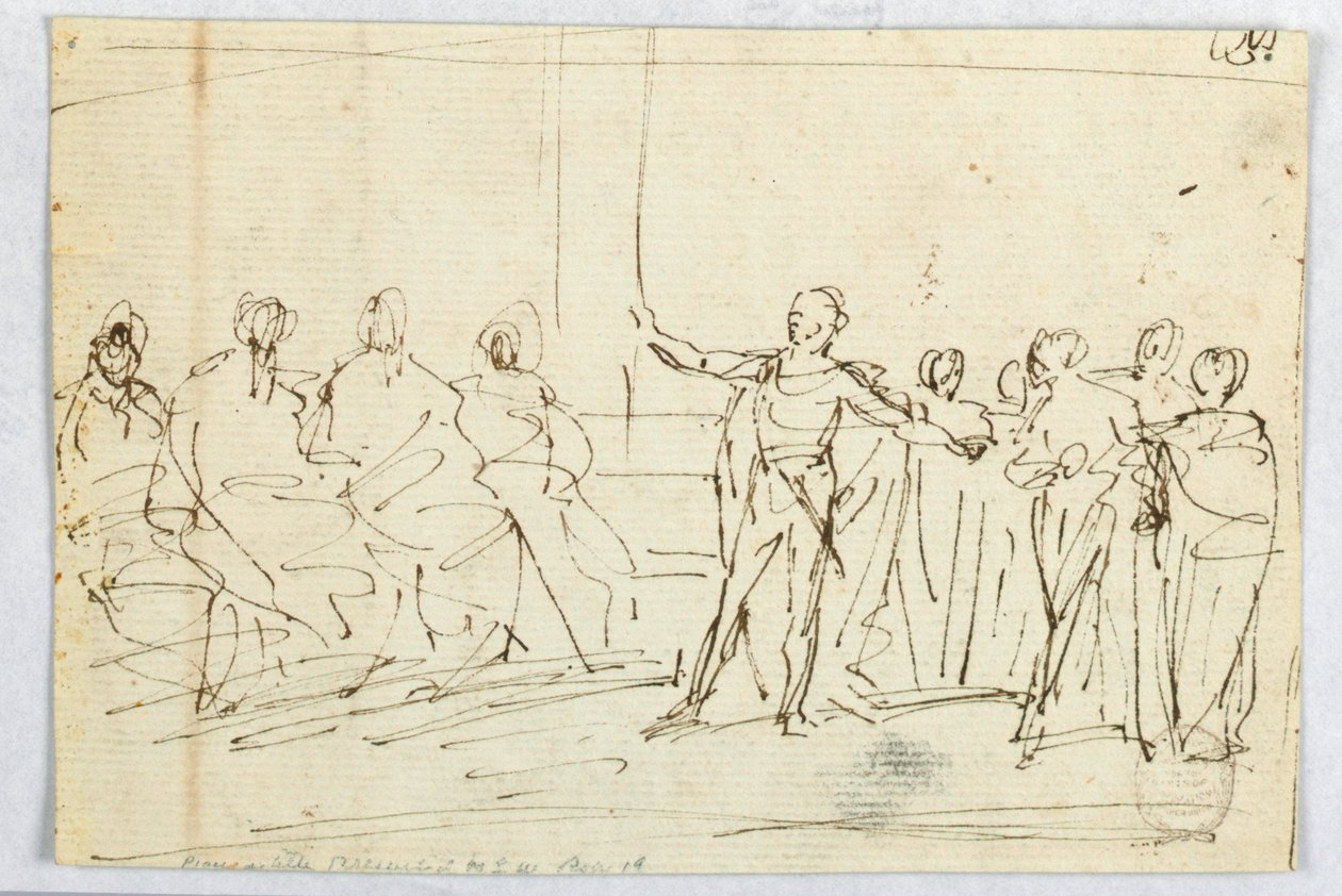 Man Giving Speech by Unknown artist