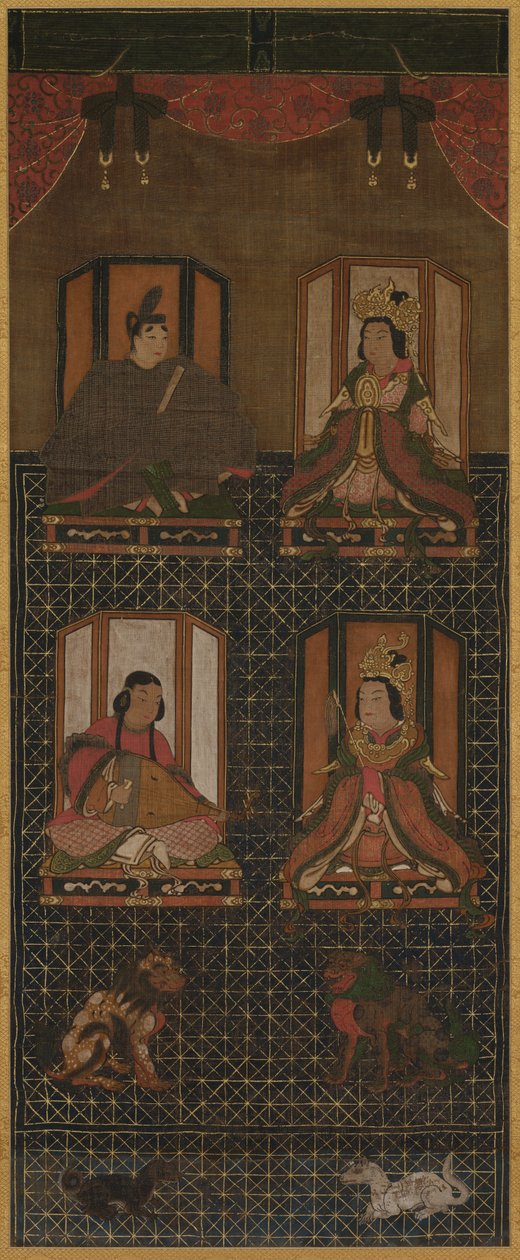Mandala of the Four Deities of Mt. Koya by Unknown artist