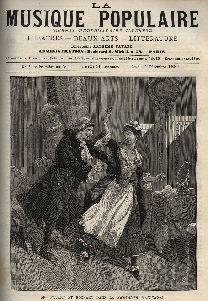 Marie Justine Benoite Duronceray, Called Madame Favart, and Rochart in the 