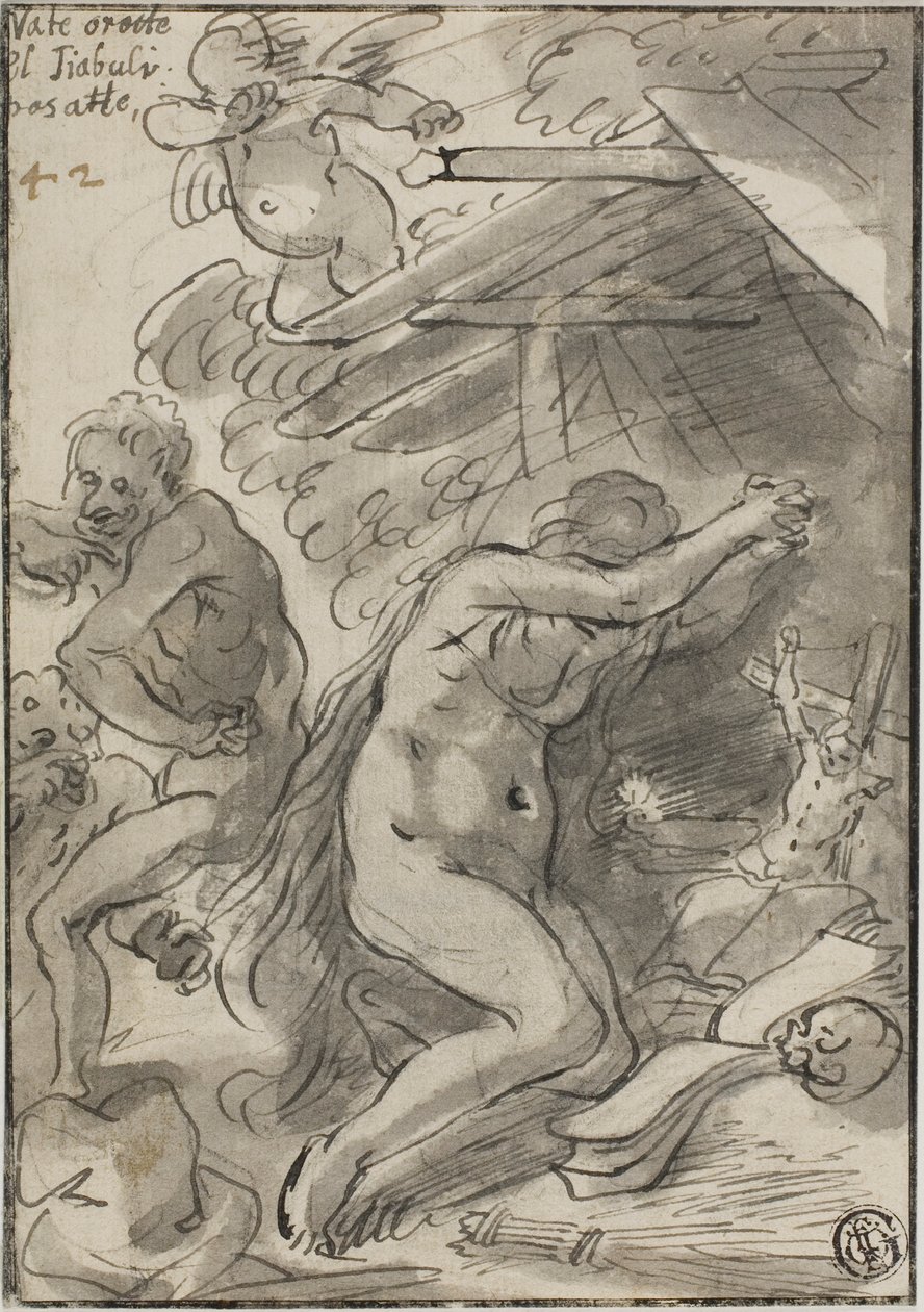 Mary Magdalene in Wilderness by Unknown artist