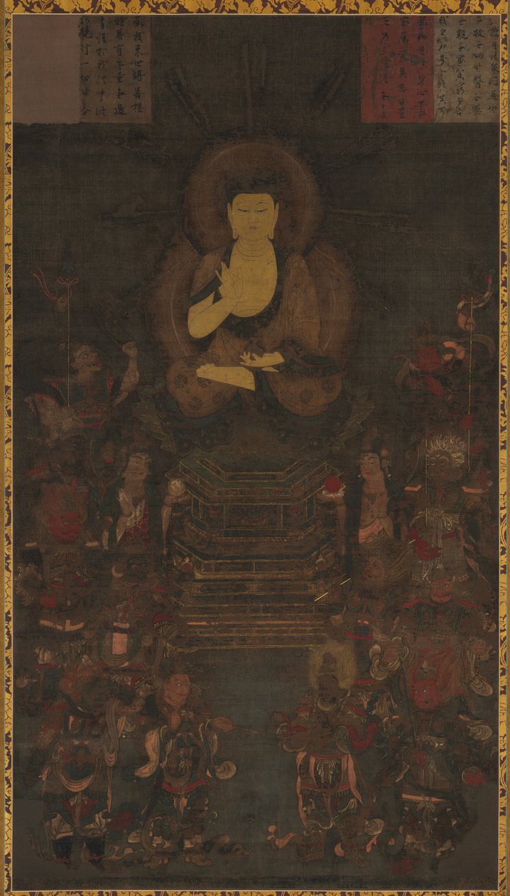 Medicine Master Buddha and the Twelve Divine Generals by Unknown artist