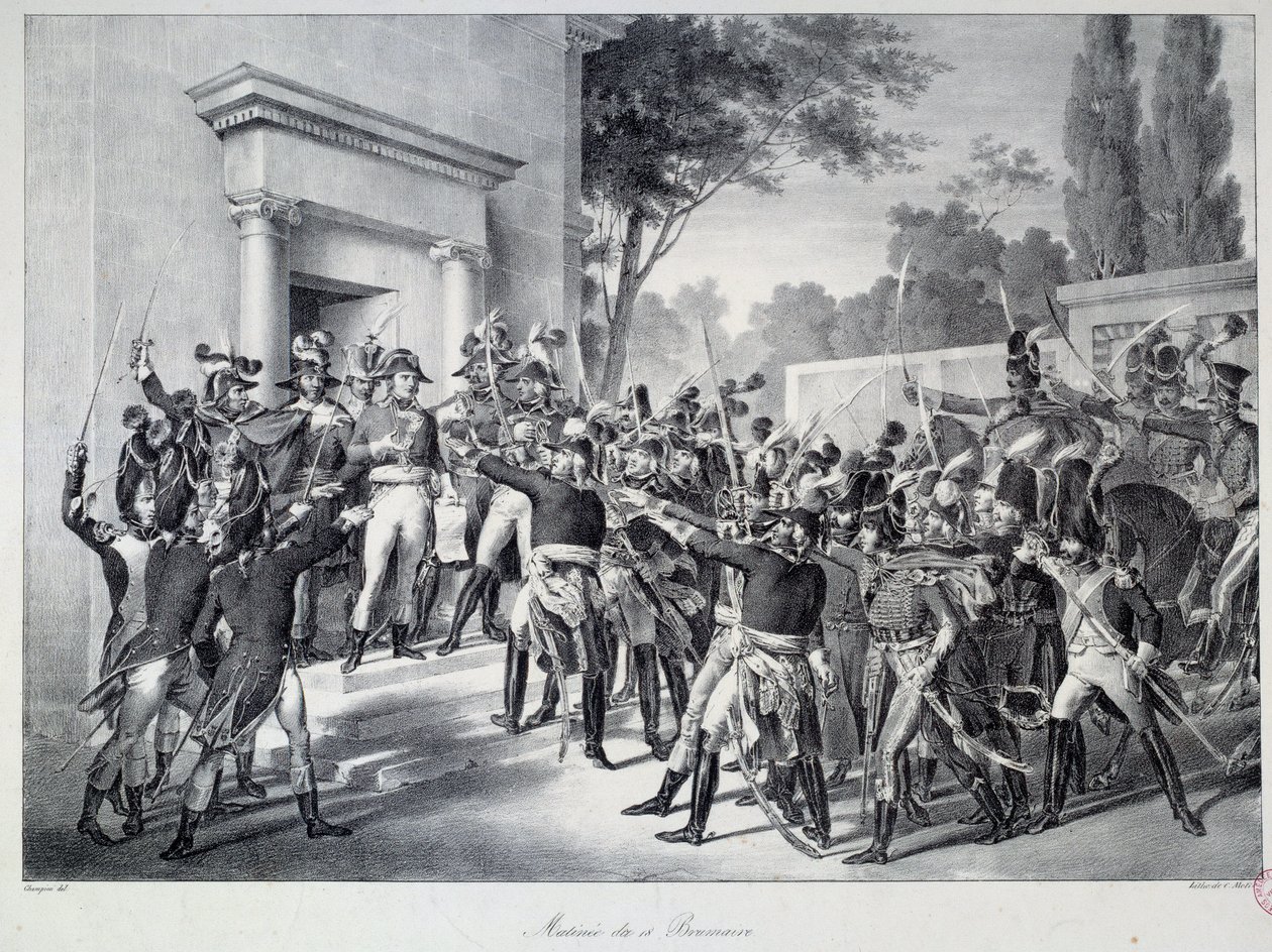 Meeting of Generals and Officers in Napoleon Bonaparte by Unknown artist