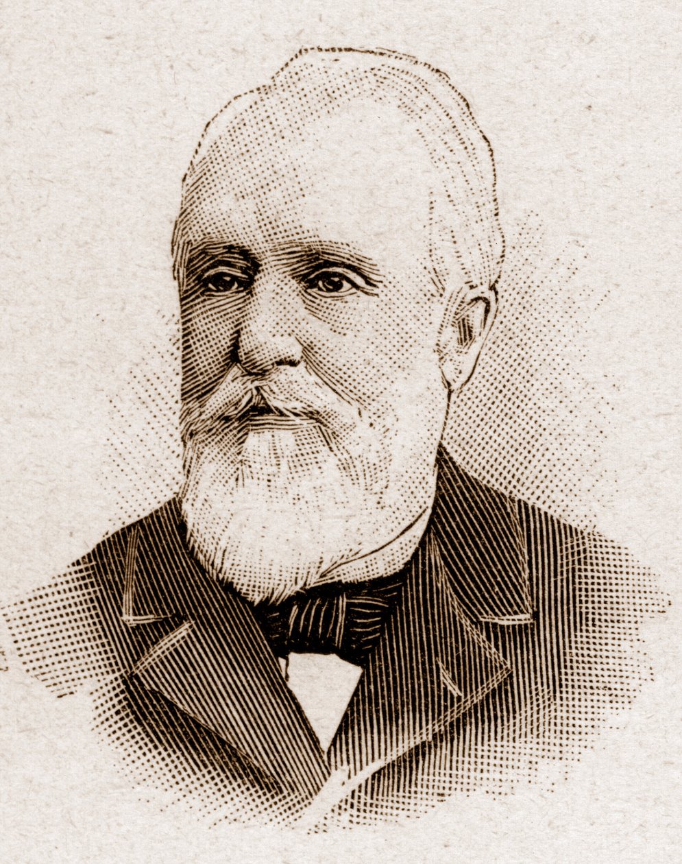 Members of the Academy Francaise in 1895: portrait of Paul Armand Challemel Lacour (1827-1896), politician, diplomat and historian of French philosophy. by Unknown artist