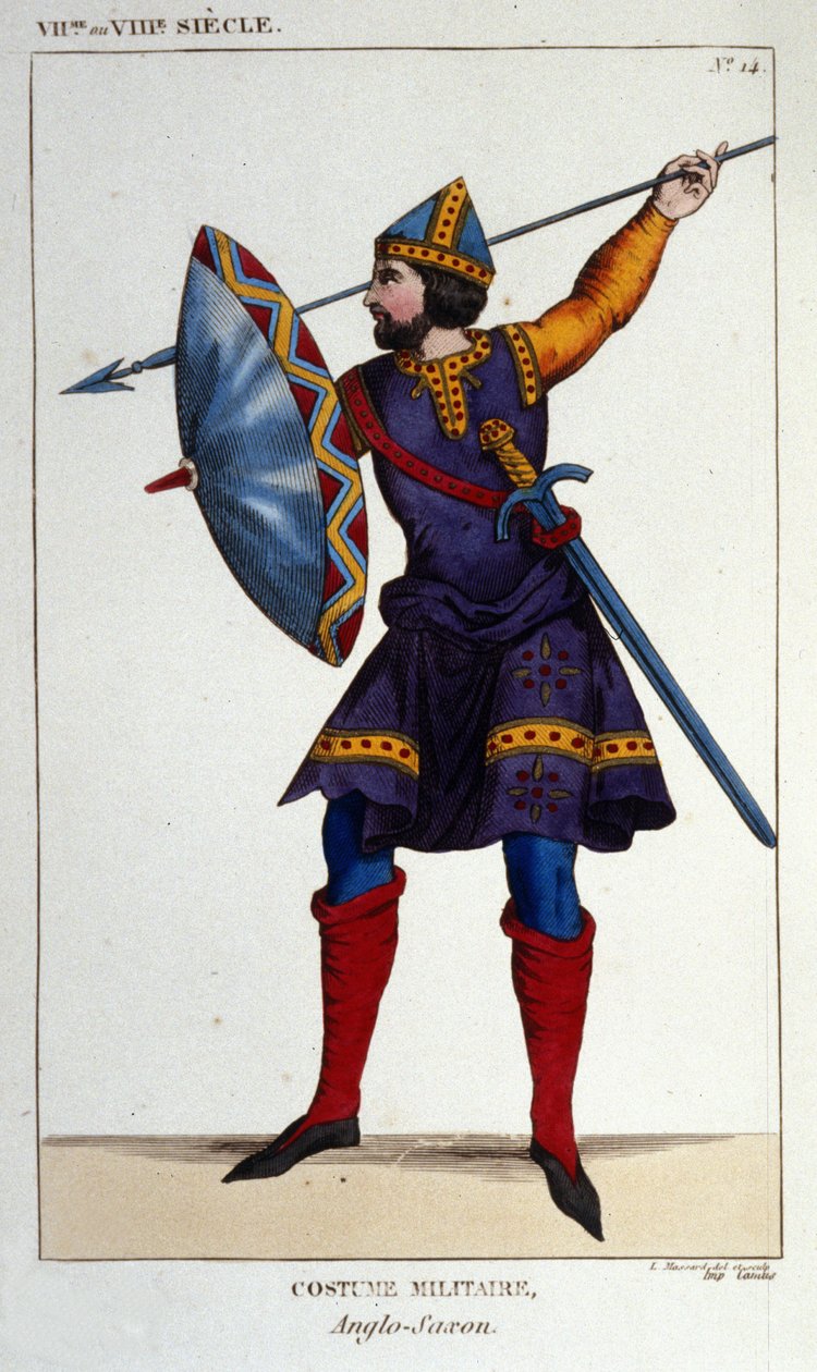 Military Costume of an Anglo Warrior - Saxon by Unknown artist