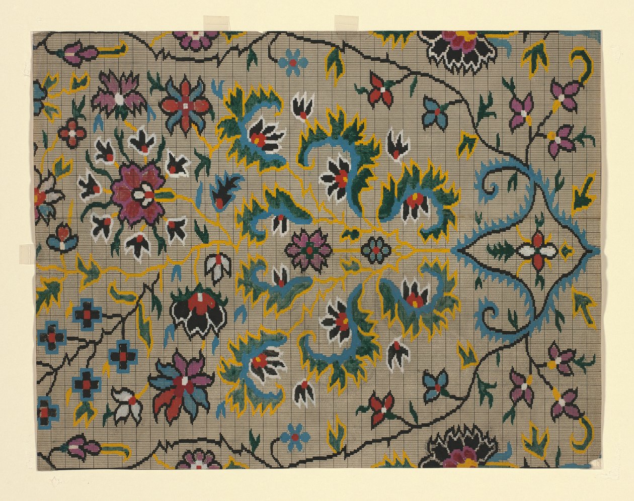 Mise-en-carte (Point-paper) by Unknown artist