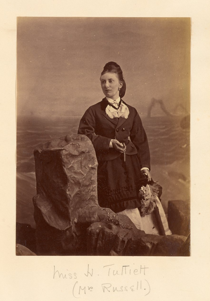 Miss H. Tuttiett (Mrs. Russell) by Unknown artist