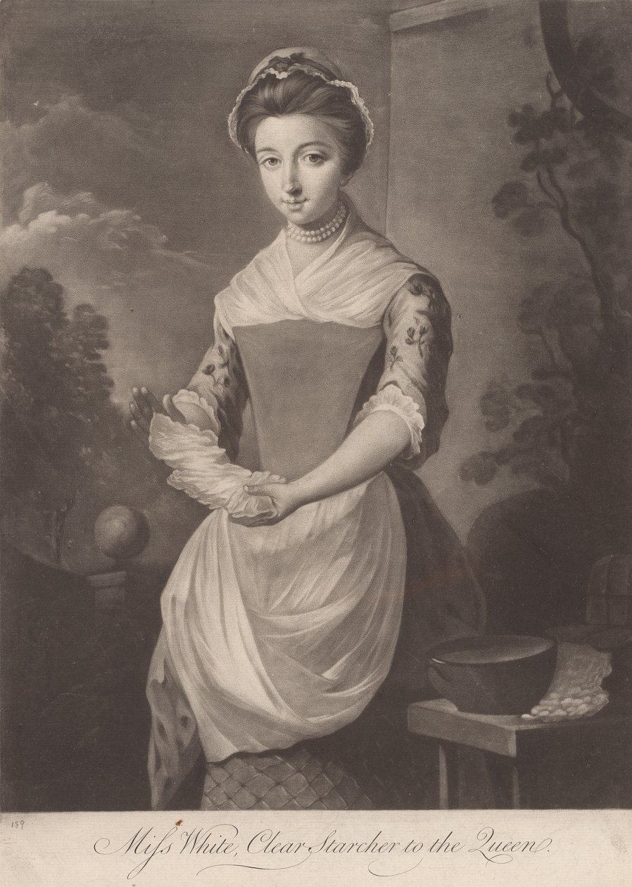 Miss White, Clear Starcher to the Queen by Unknown artist