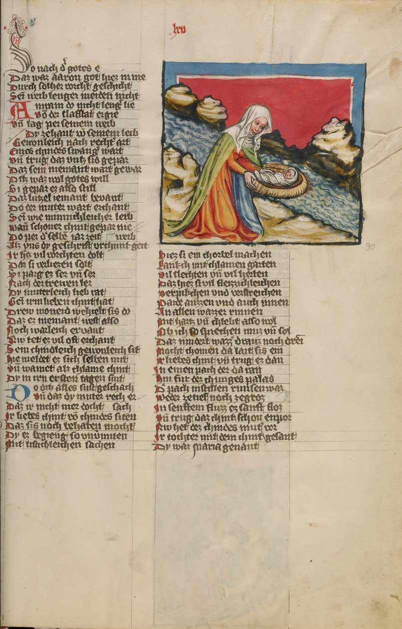 Moses Placed in the River by Unknown artist