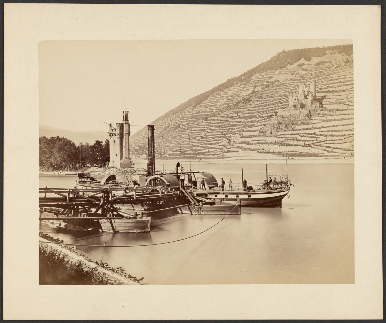 Mouse Tower on the Rhine by Unknown artist
