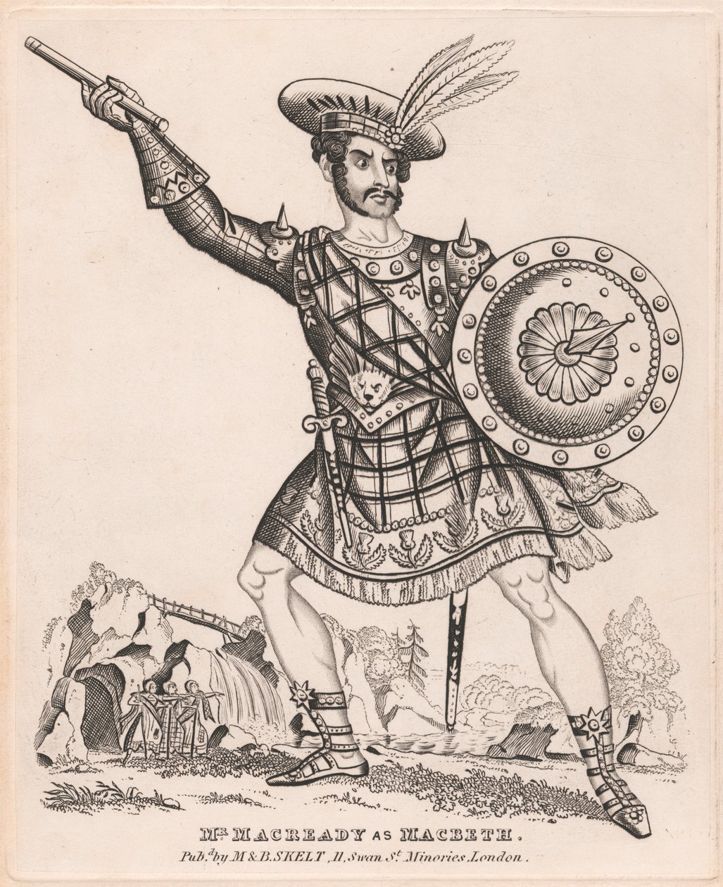 Mr. Macready as Macbeth by Unknown artist