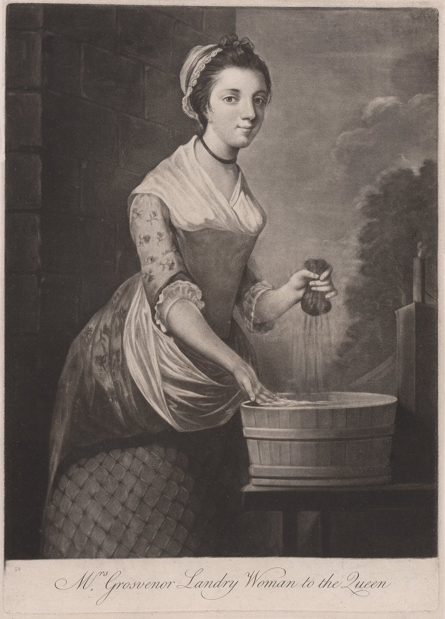 Mrs Grosvenor Laundry Woman to the Queen by Unknown artist