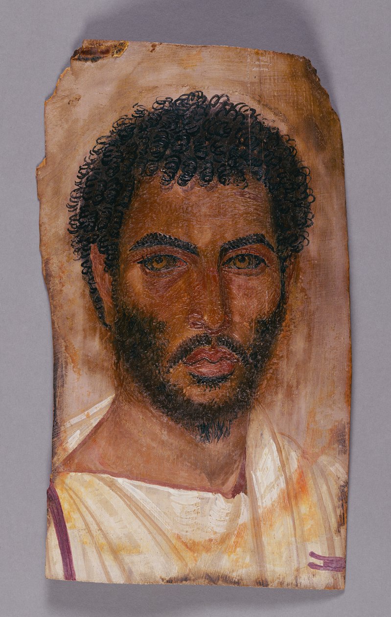 Mummy Portrait of a Bearded Man by Unknown artist