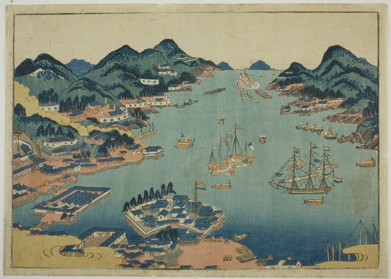Nagasaki Harbor by Unknown artist