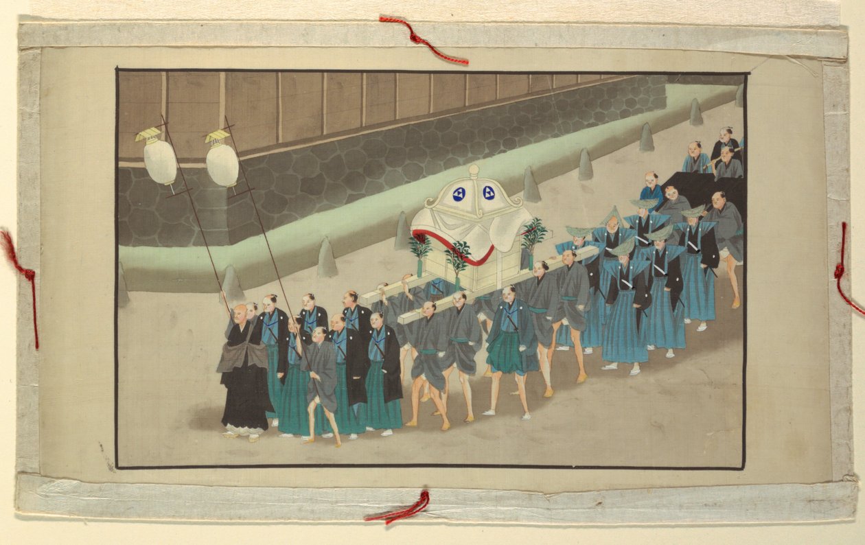 One of Sixteen Scenes of the Death and Burial of a Man by Unknown artist