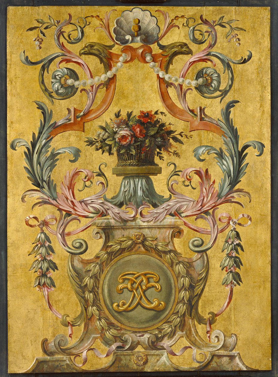 One Painted Panel by Unknown artist