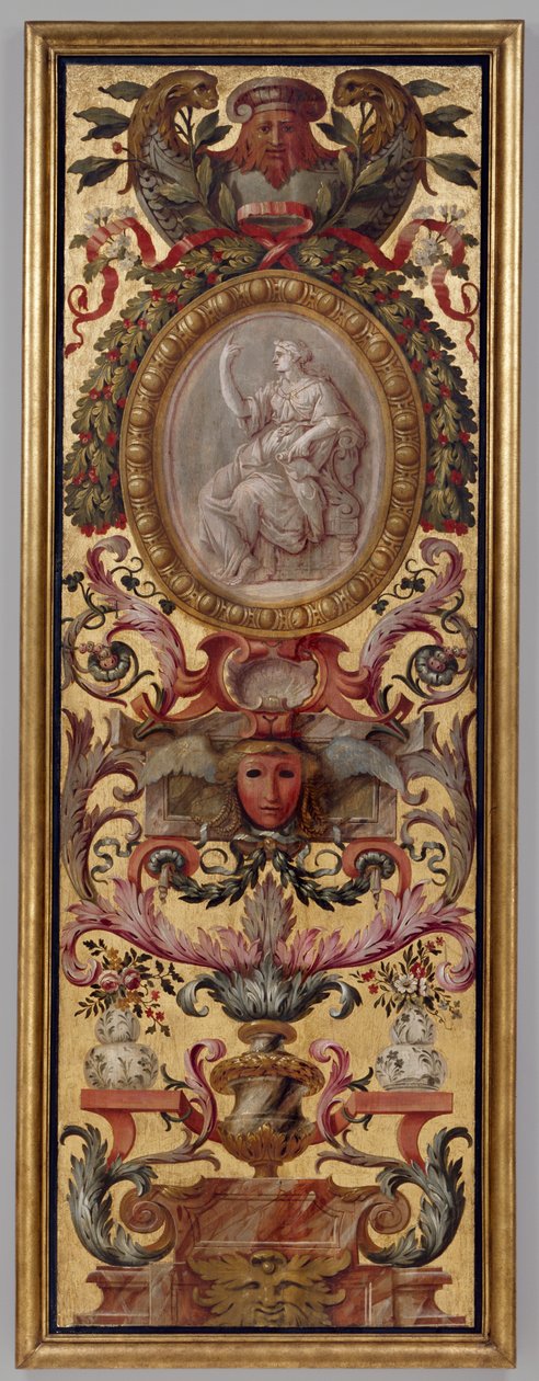 One Painted Panel by Unknown artist