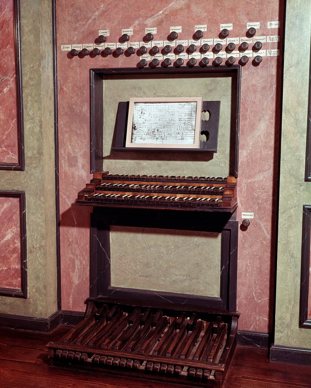 Organ of the Marienkirche church, Bonn, Germany, which Ludwig van Beethoven used to play as a child by Unknown artist