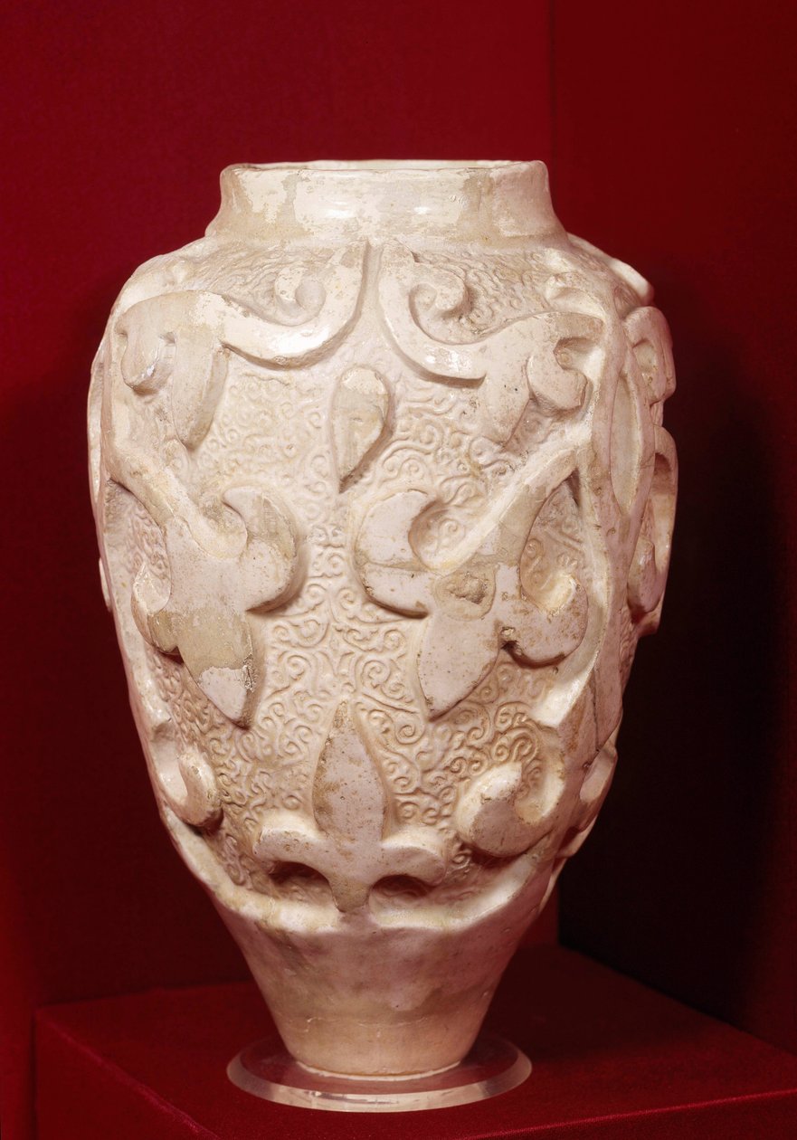 Oriental antiquity: terracotta vase. 13th century Paris, Musee du Louvre by Unknown artist
