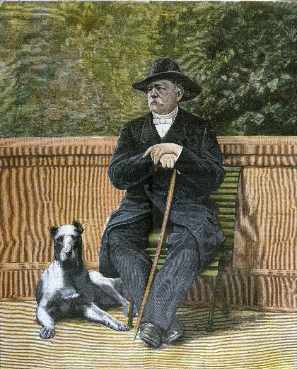 Otto, Prince von Bismarck, German statesman. by Unknown artist