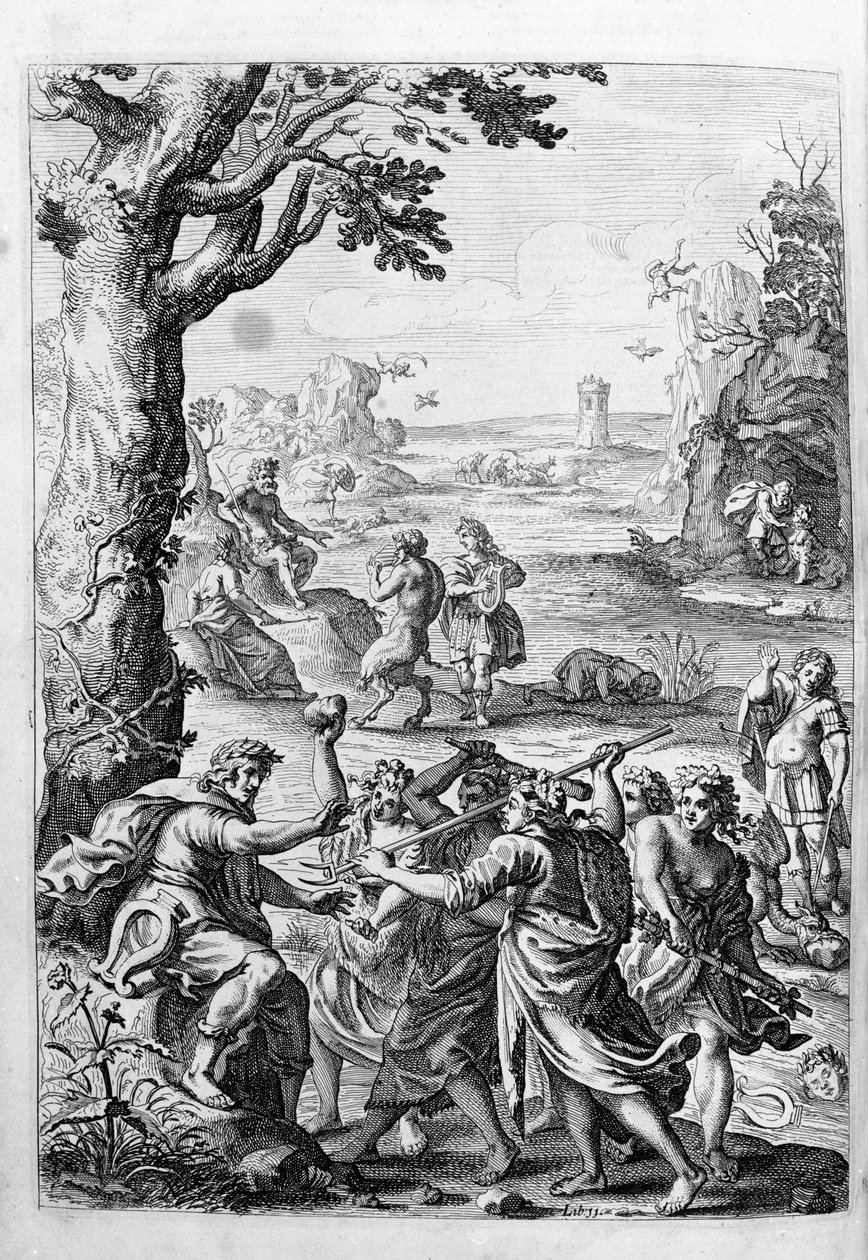 Ovid - illustration for book 15 - (P. Ovidii Nasonis Metamorphose libri XV with notes by Thomas Farnaby (1575-1647)) by Unknown artist