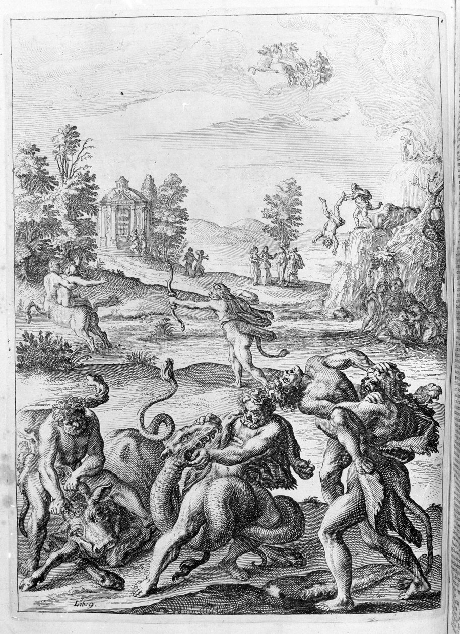 Illustration for Book 15 of Metamorphoses by Ovid, with notes by Thomas Farnaby by Unknown artist