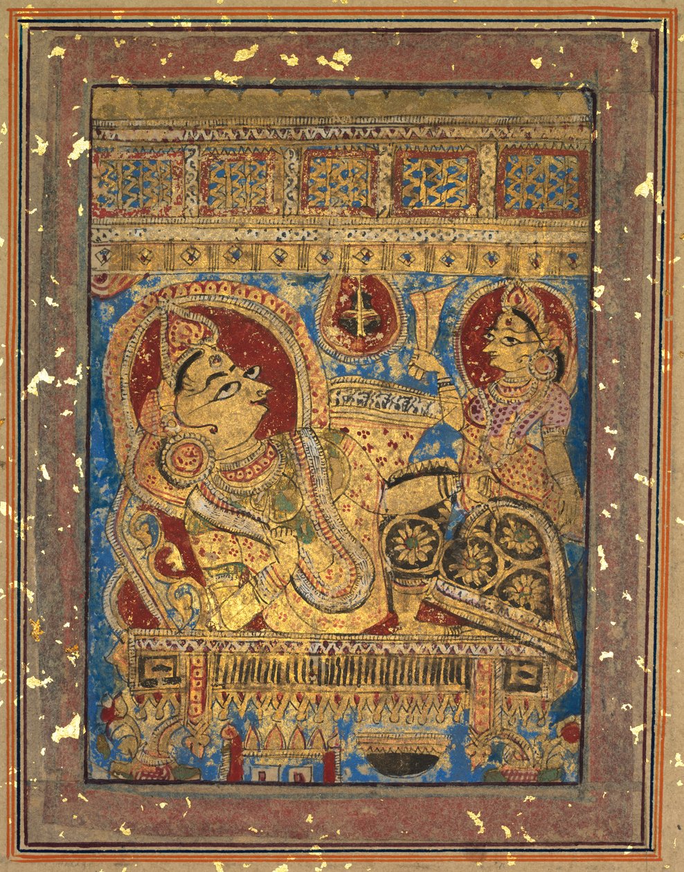 Page from a Kalpa-sutra: The Birth of Mahavira by Unknown artist