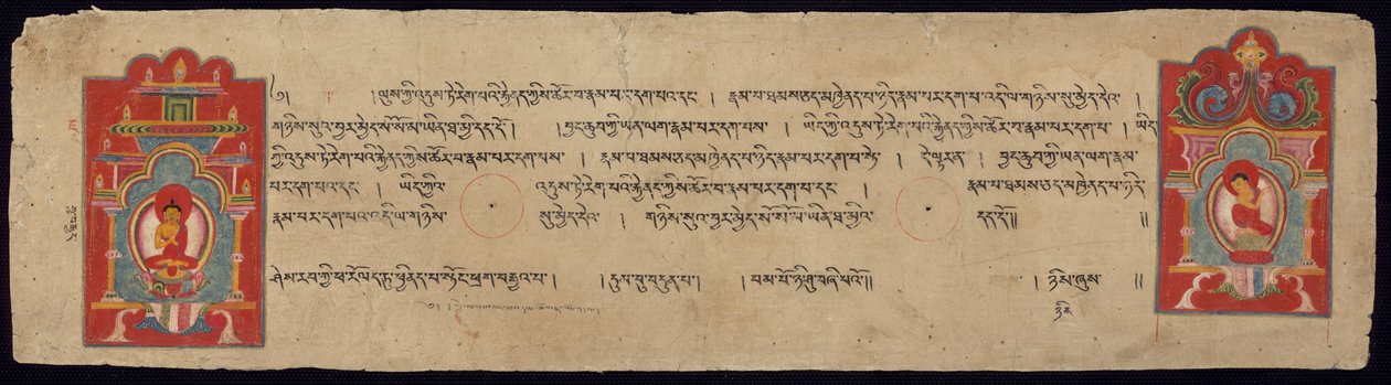 Page from the Perfection of Wisdom Sutra (Astasahasrika Prajnaparamitasutra) by Unknown artist